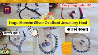 Oxidized Jewellery Sets from Meesho ✨ | Best Meesho Jewellery Haul 💍 | Budget-Friendly Jewelry