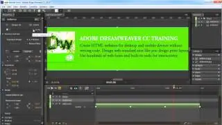 Edge Animate Tutorial: Image animation for web banners