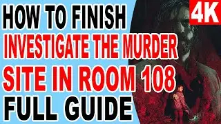 Investigate the Murder Site in Room 108 - Alan Wake 2 2023 PS5 Console