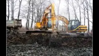Yellow power JCB