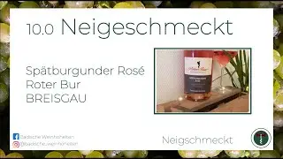 NEIGESCHMECKT... in ein Glas Sp&auml;tburgunder Ros&eacute; | Badische Weinhoheiten