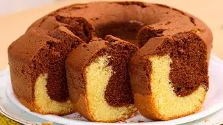 O BOLO MESCLADO MAIS MACIO QUE VOCÊ JÁ VIU - TEXTURA PERFEITA - RECEITA FÁCIL - Dika da Naka