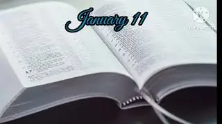 January 11 || ஒரு வருடத்தில் முழு வேதாகமம்!||