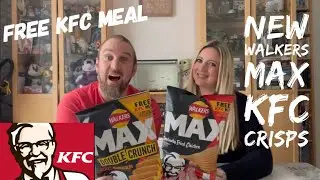 NEW!! Walkers Max KFC Crisps | Kentucky Fried Chicken Flavour | KFC Zinger Flavour