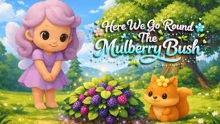 Here We Go 'Round The Mulberry Bush | Morning Routine Song For Kids | Nursery Rhymes