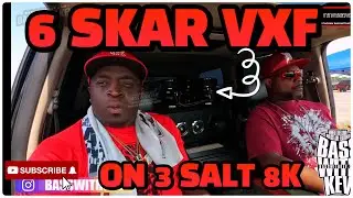 6 SKAR VXF SUBWOOFERS ON 3 SUNDOWN AUDIO SALT 8,000 WATT AMPLIFIERS