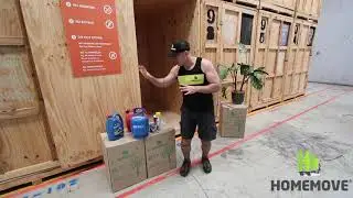 Items not allowed in storage units