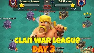 Clan War League &ndash; Day 3 Struggles Continue! Clash of clans. #clashofclans #cocwar 