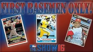 MLB The Show 16 Diamond Dynasty Gameplay - First Basemen Only!