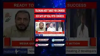 KCR SAYS BJP DEAL WITH CONGRESS