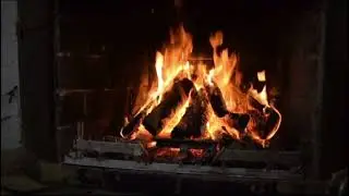 Comfy Fire place scene background noise
