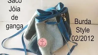 Saco J&oacute;ia de ganga - Modelo 149 - Burda Style 02/2012