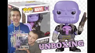 THANOS EARTH 18138 PUNISHER FUNKO POP FIGURE UNBOXING & REVIEW PX exclusive