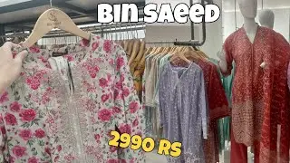 Bin Saeed 3 peice Suit 2990 only | Bin Saeed New Collection 2026 | Binsaeed Sale Price