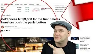 CNN Reports Gold Prices Hit $3,000 For the First Time Investors Panic Over Donald Trump's Policies