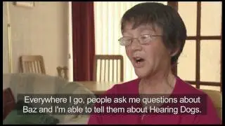 Anne Barrick talks about deafness and how hearing dog Baz has transformed her life