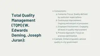 Modern Management Thought