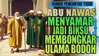 ABU NAWAS MENYAMAR MENJADI BIKSU UNTUK MENGUJI IMAN ULAMA PAMER ILMU || HUMOR PENGANTAR TIDUR