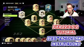 FIFA 22 ULTIMATE TEAM 3-5-2 TUTORIAL - NEW UPDATE TACTICS AND INSTRUCTIONSHOW TO PLAY 352