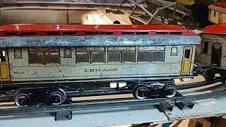 Ives #40 one gauge windup / clockwork steam passenger toy train 1909-1911 @vintage-model-trains