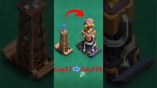 Evolution Of Hidden Tesla😱😱|| #coc#coctrend #th16
