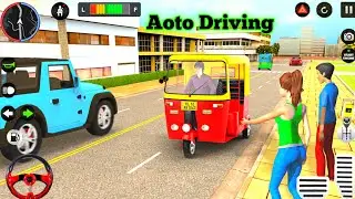 Tuk Tuk  Rickshaw 🛺Aoto Driving game play #gaming #video