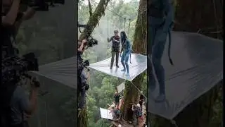 AVATAR Flying Fight Scene! 😱  How We Filmed This  VFX Behind The Scenes part 3 #shorts