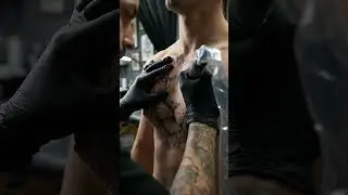 Hyper-Realistic Lion Chest Tattoo 🔥 Cinematic Timelapse on Muscular Physique