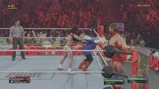 WWE 2K25: Birdy And Melissa Divine Vs Android 18 (Low blow match) @Kombat Production @Justin Lynch
