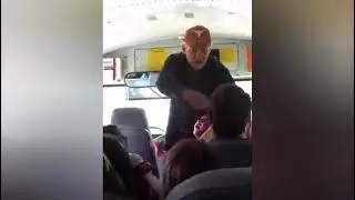 Funny bus driver yells at kids 🤣😂😂 (warning may die of laughter)