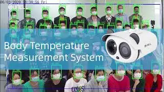 Термографический комплекс SN-T5 с тепловизором для измерения температуры группе лиц