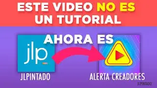El canal JLPINTADO cambia a ALERTA CREADORES | Este no es un tutorial ni hay informacion relevante.