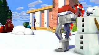 Minecraft animations Christmas ⛄⛄ 🎄🎄 Funny 😂😂