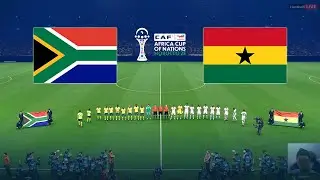 SOUTH AFRICA vs GHANA - Friendly Match ahead of African Cup of Nations 2025 AFCON | Simulation PES