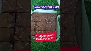 Pongal offer Fudge brownie Each one piece Rs. 20 minimum order available 25ps place ur order frds &hearts;️