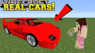 Minecraft: REALISTIC CARS!!! (LAMBO, PORSCHE, FERRARI, & MORE! ) Mod Showcase