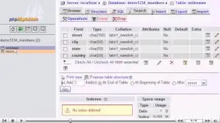 Deleting tables from a database with phpMyAdmin - phpMyAdmin  Tutorials