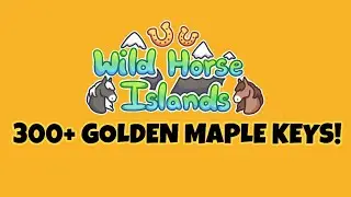 {+Turning in 300+ Golden Maple Keys to the chest in WHI Roblox +}