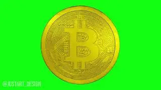 [FREE] Bitcoin Green Screen - FULL HD - 60 FPS - Loop