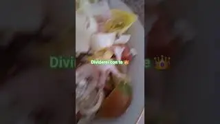 Una ricca insalata 🥗  con proteine 😋 👑