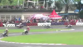 D event Sentul Kecil - 150cc 2 stroke Race and Run Over accident