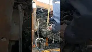 JCB machine hydrolic pump remove