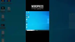 install wordpress on your pc #shorts