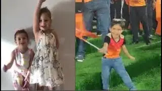 David Warner Daughter & Yusuf Pathan Son Funny Video IPL 2019