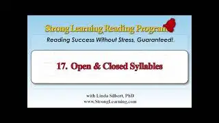 17  Open & Closed Syllables Sounds | Phonics | Teach Reading