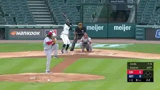 Luis Castillo strikes vs Detroit Tigers | 6 strikes in 6 innings | Cincinnati Reds vs Detroit Tigers