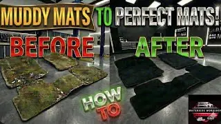 MUDDY MATS TO PERFECT MATS! 🚗✨ | Extreme Interior Deep Clean | How To Guide | Waterside Workshop