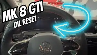 MK8 GTI oil service light reset 