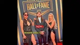 Dominik Mysterio hall of fame in 2023 vs 2025 Then vs Now WWE shorts edit!🥵 #dominikmysterio #shorts