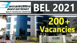 BEL Recruitment 2021 | BEL Diploma Apprentice Vacancy 2021 | Latest Jobs 2021